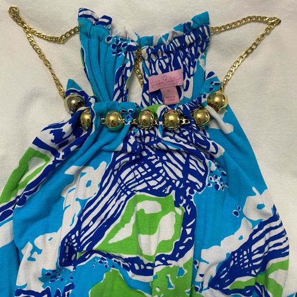 Lilly Pulitzer Blue Conch Shell Maxi Dress - Picture 6 of 8